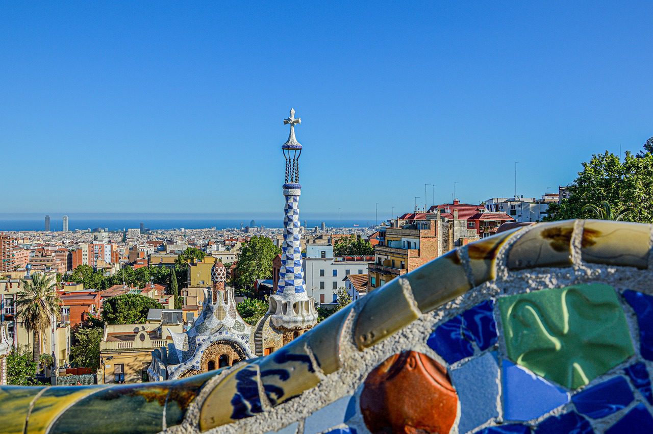 gaudi, park güell, barcelona, Spain