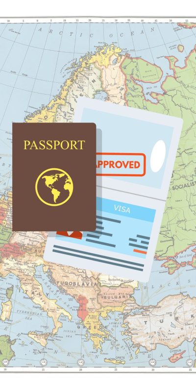 Passport & Visa with approved Stamp