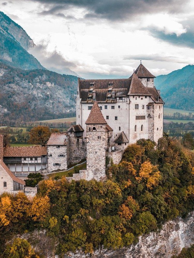 castle, towers, building, Liechtenstein