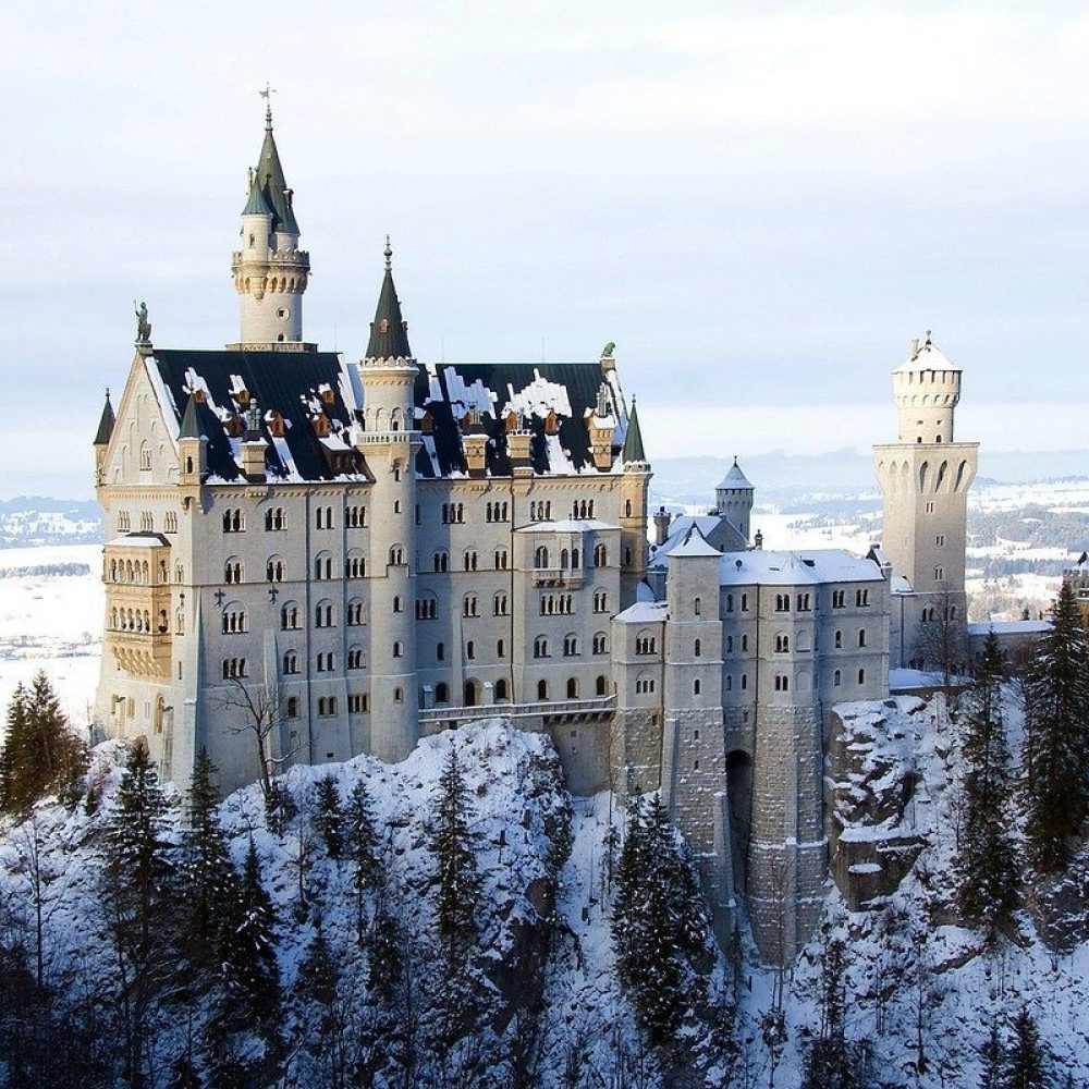 neuschwanstein, castle, bavaria, Germany