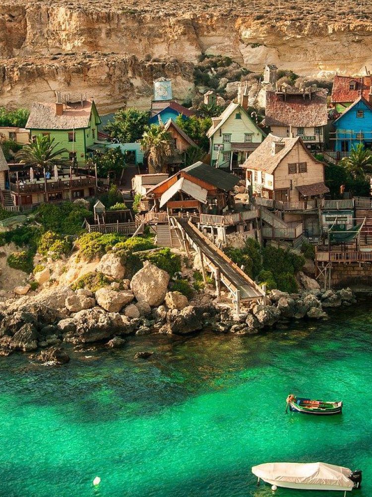 popeye village, Malta, architecture