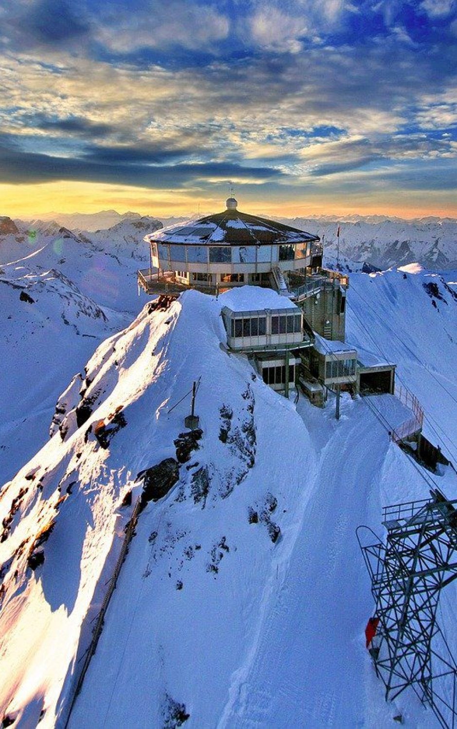 schilthorn, mountain station, summit, Switzerland